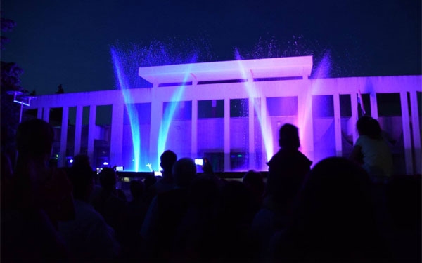 Led- és fény show Szent Iván éjjelén