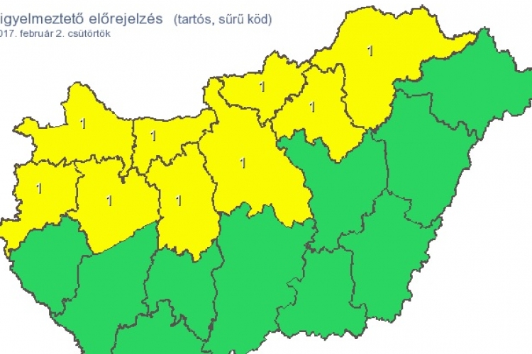 Ónos esőre nem, de ködre annál inkább kell számítani